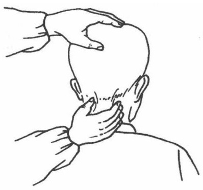 neck grasping method