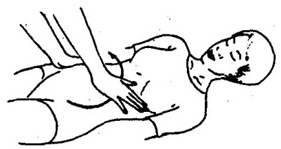 Counterclockwise abdominal rubbing technique