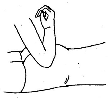 Elbow-kneading Gluteus Maximus Technique