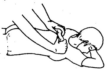 Lifting and pulling the back muscles