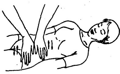 Massage to support abdominal fat management