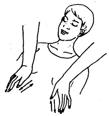 Press and knead TAICHONG (Taichong) and LIGOU (Ligou) acupoints