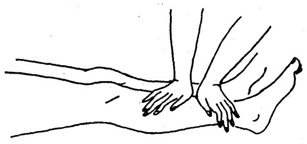 Rubbing and wiping the Liver Meridian of Foot-Jueyin (LR)
