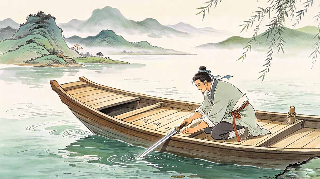 Carving a Mark on the Boat to Find a Sword