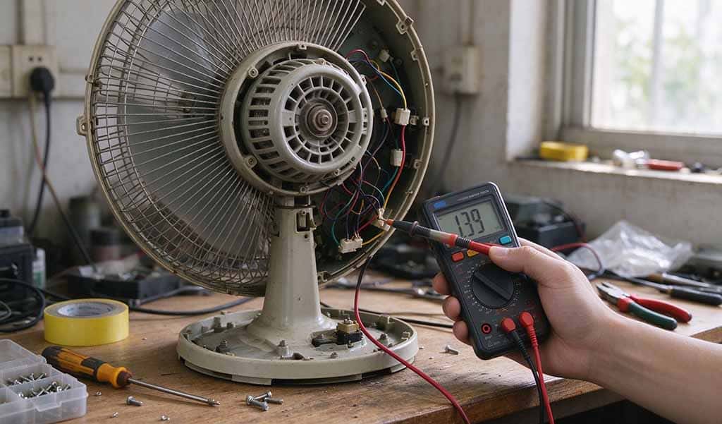 The Story of Fixing a Fan