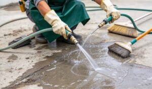 The Story of Washing the Floor